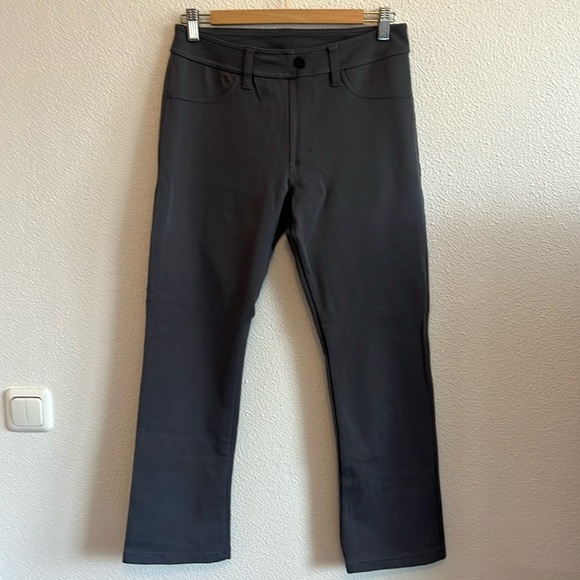 American Giant Pull on Straight Leg Pant Sz 8 Gray - Picture 1 of 8